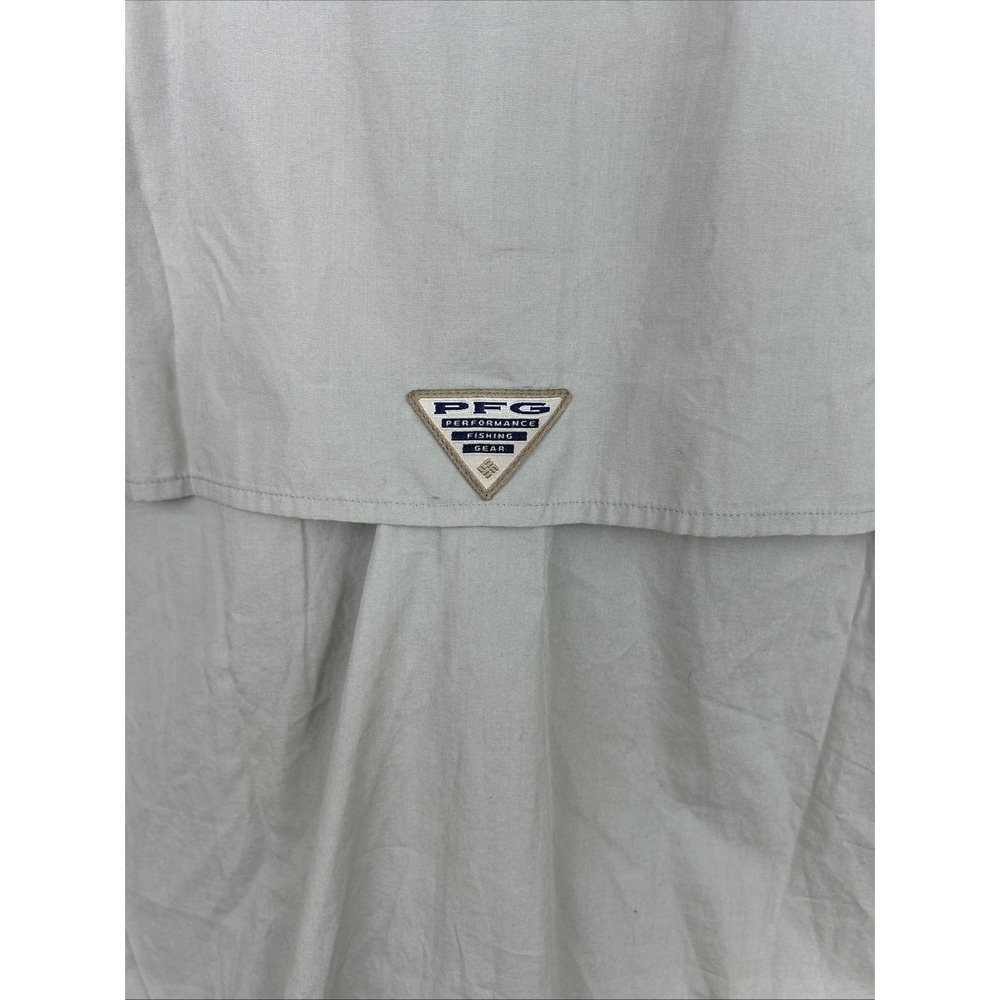 NWT Columbia PFG FSU Seminoles Short Sleeve Beige Vented Fishing Shirt XL VGC - Picture 13 of 16